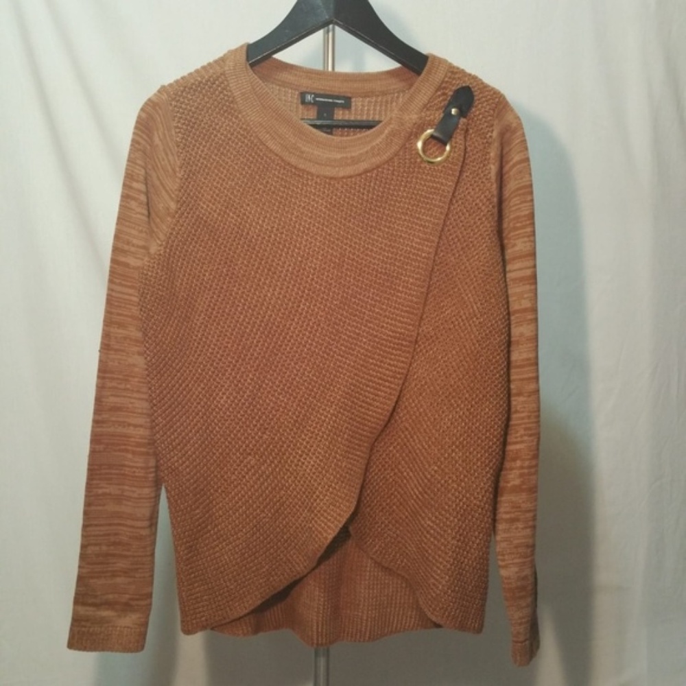 INC Overlapped Knit Sweater